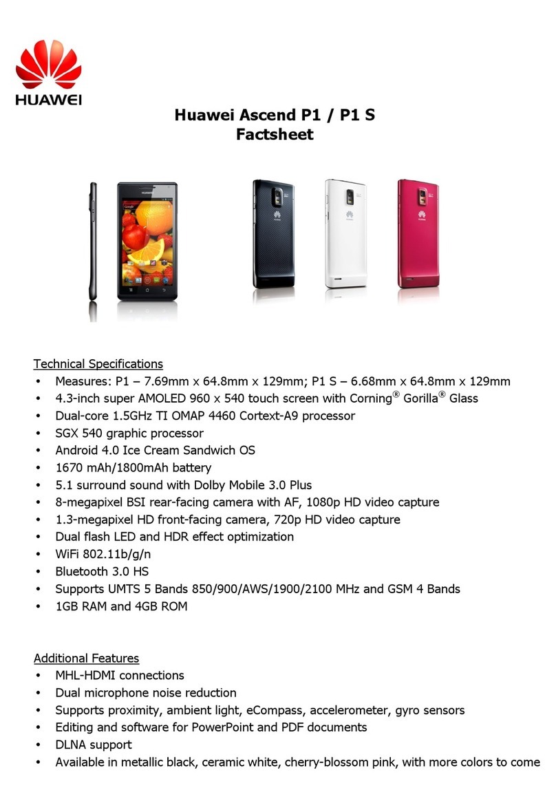 Huawei Ascend P1s User manual