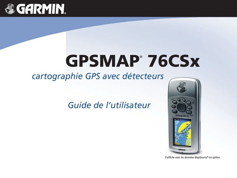 Garmin GPSMAP 76 CSx Guide de l'utilisateur