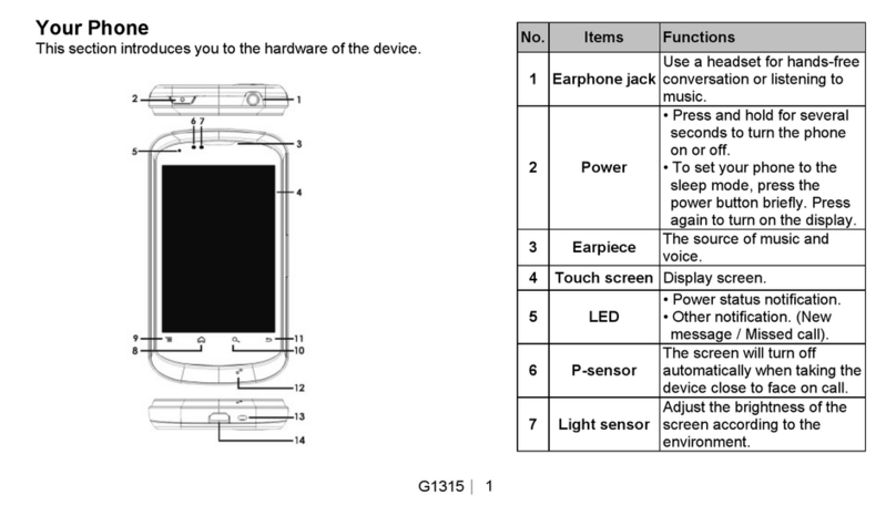 Gigabyte GSmart G1315 User manual Gigabyte GSmart G1315 User manual