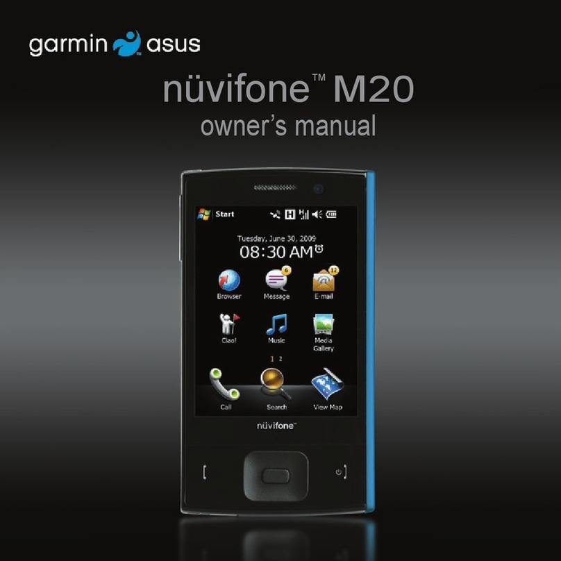 Asus nuvifone M20 User manual