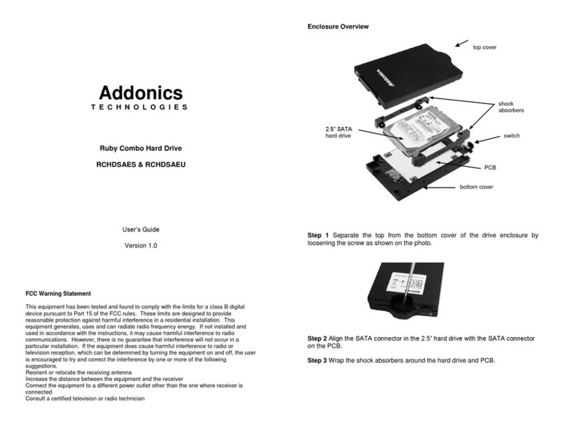 Addonics Technologies RCHDSAES user guide Addonics Technologies RCHDSAES user guide