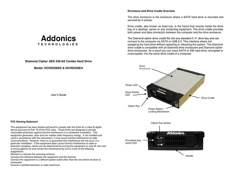 Addonics Technologies DCHD256ES user guide