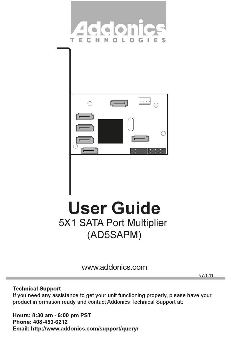 Addonics Technologies AD5SAPM User manual