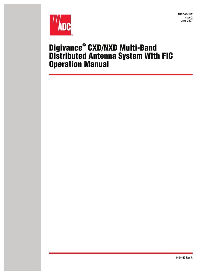 ADC Digivance CXD Operation manual
