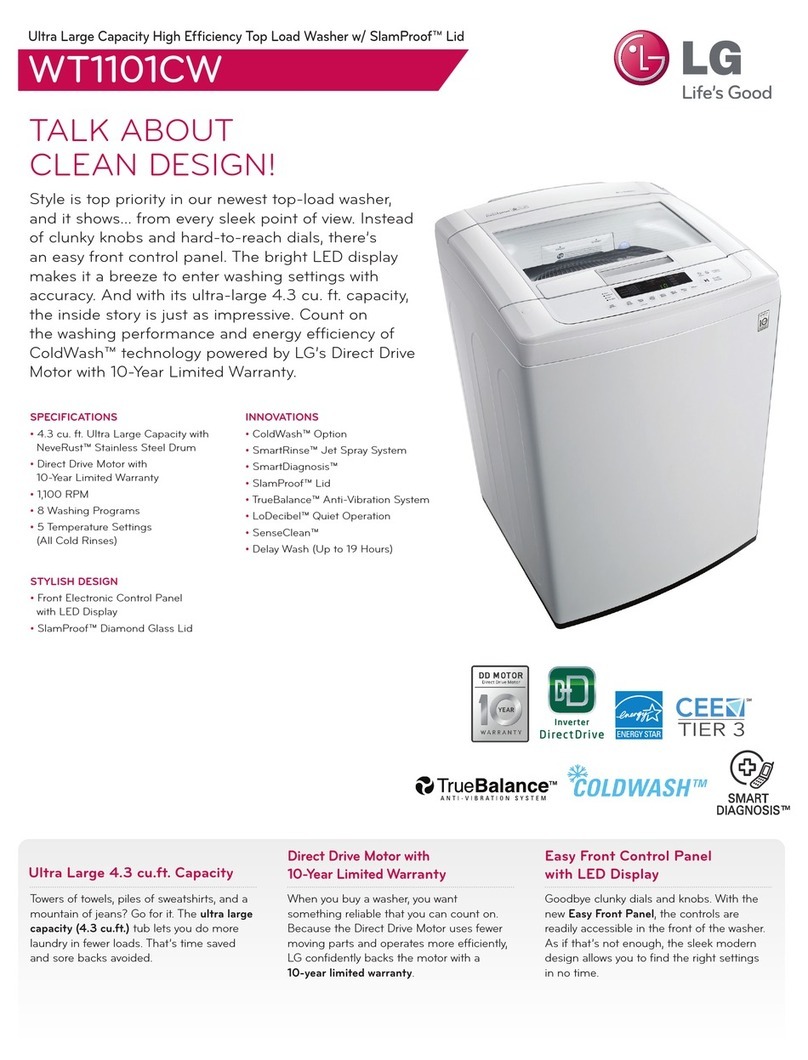 LG WT1101CW User manual