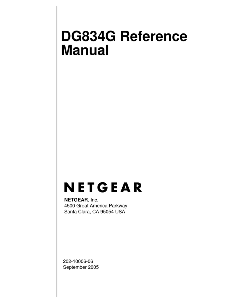 NETGEAR DG834GUV5 User manual