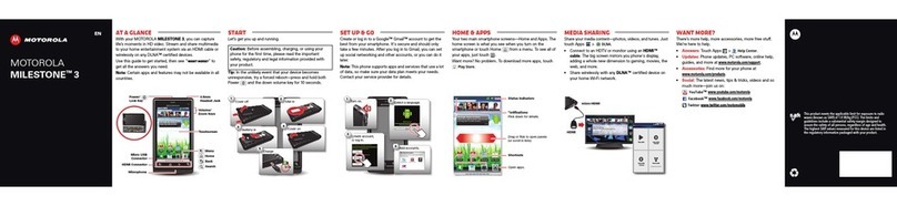 Motorola MILESTONE 3 XT861 User manual