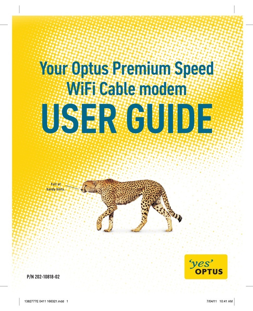 Optus Optus CG3000-1STAUS User manual