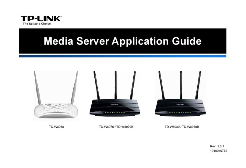 TP-Link TD-W8980 User guide