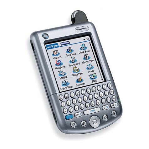 Palm P80505RGRS - Tungsten W Smartphone User manual