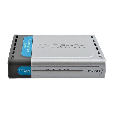 D-Link DFM-562E - 56 Kbps Fax User manual D-Link DFM-562E - 56 Kbps Fax User manual