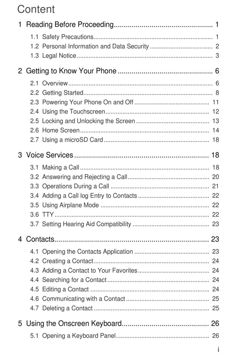 Huawei M920 User manual