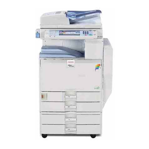 Ricoh Aficio MP 4001 quick start guide
