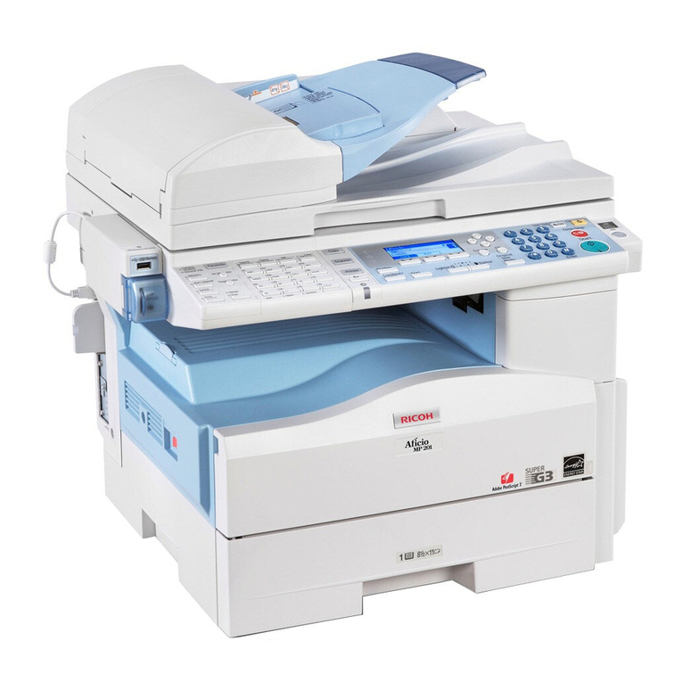Ricoh Aficio MP 201SPF User manual