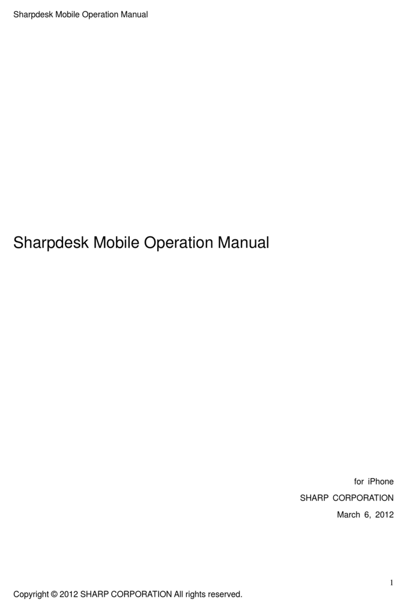 Sharp MX-3110N User manual Sharp MX-3110N User manual