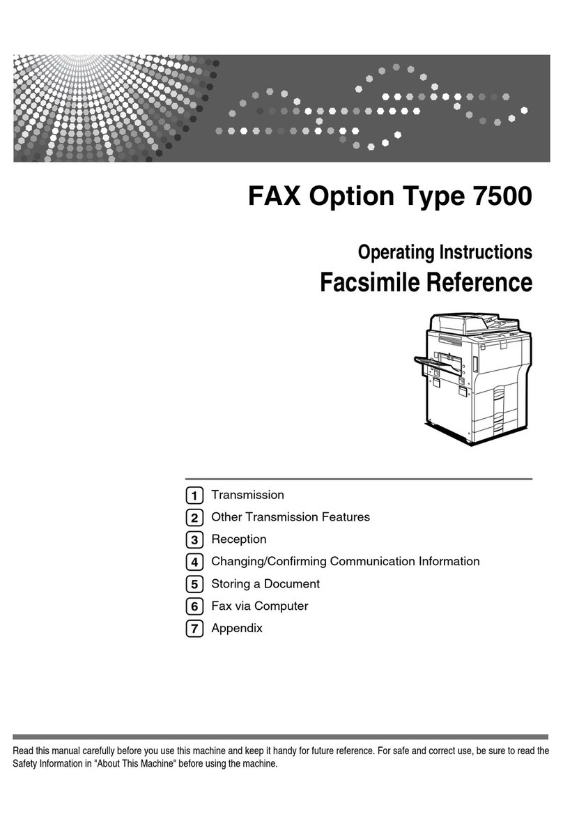 Ricoh Aficio MP 6000 User manual