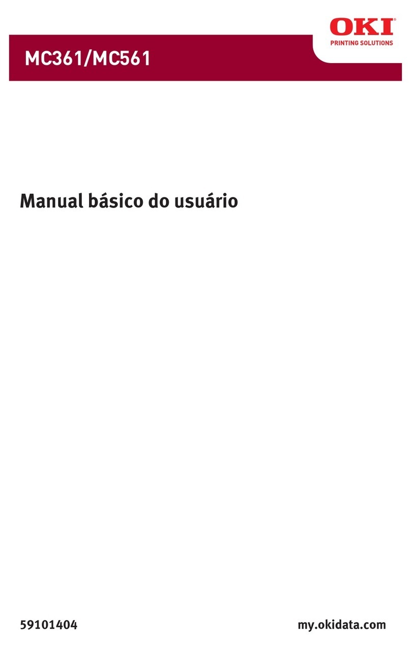 Oki MC361MFP Manual básico do usuário