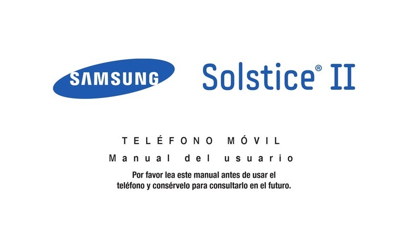 Samsung Solstice II SGH-A817 Manual Del Usuario