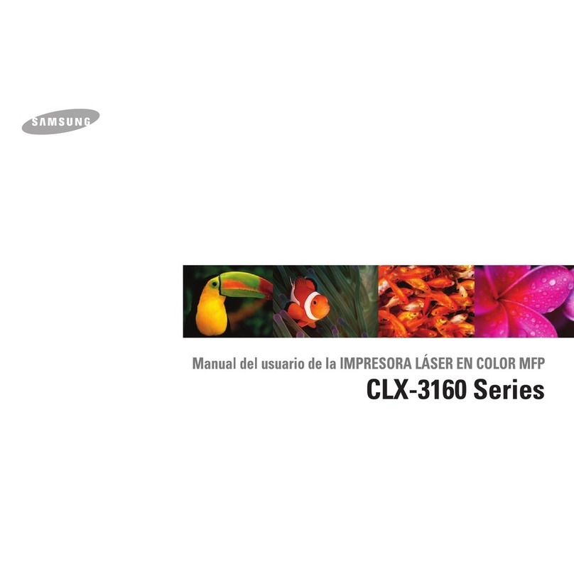 Samsung CLX 3160FN - Color Laser - All-in-One User manual