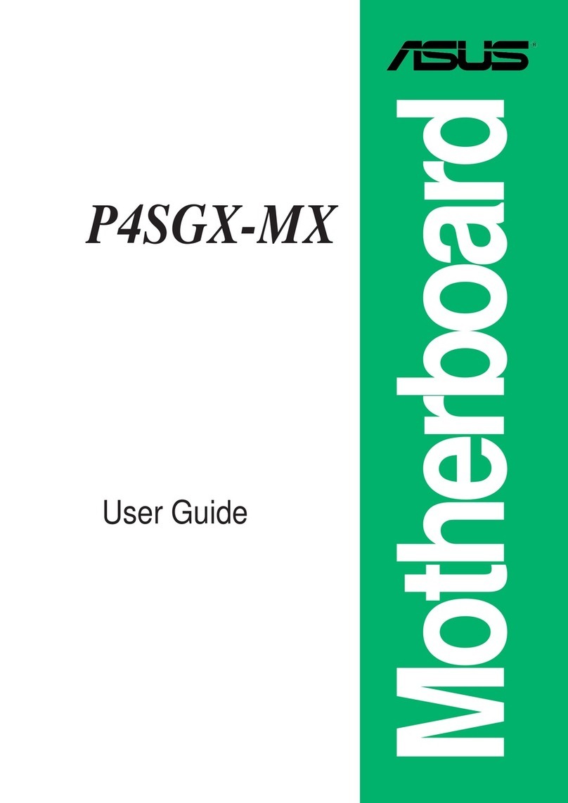 Asus P4SGX-MX User manual Asus P4SGX-MX User manual