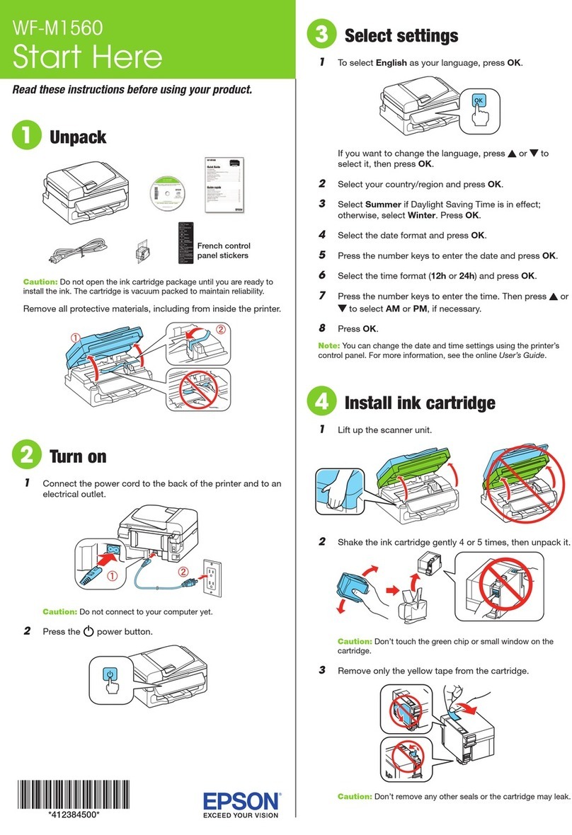 Epson WorkForce WF-M1560 Instruction Manual