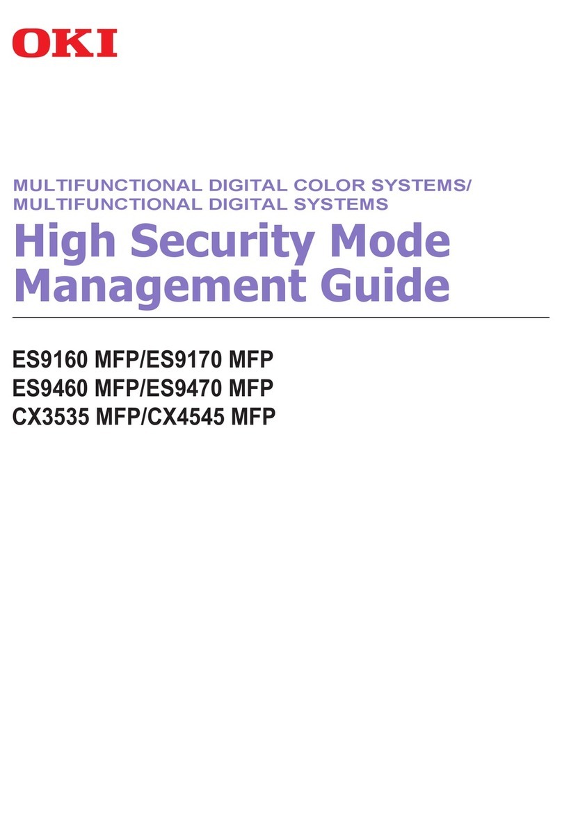 Oki CX4545 MFP Programming manual