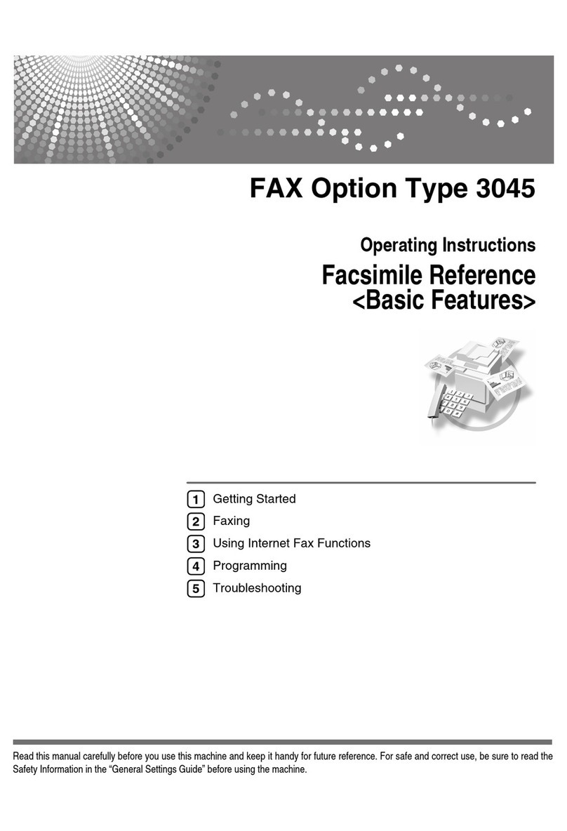 Ricoh 3045 - Aficio B/W Laser User manual