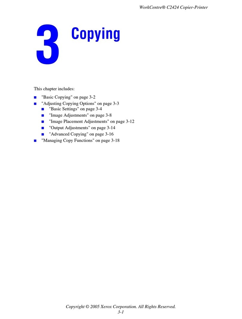 Xerox WORKCENTRE C2424 user guide