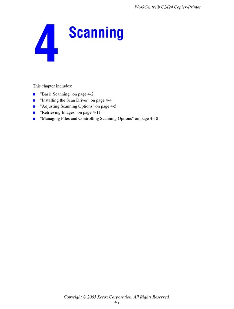 Xerox WORKCENTRE C2424 User manual