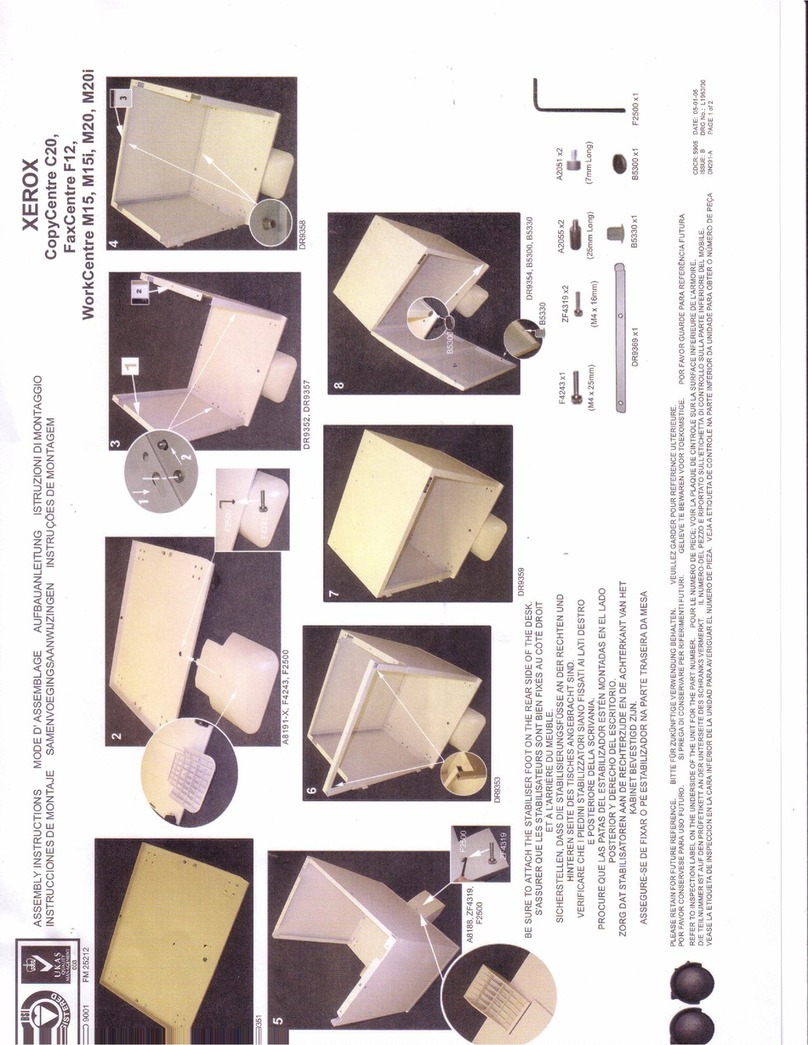 Xerox CopyCentre C20 User manual