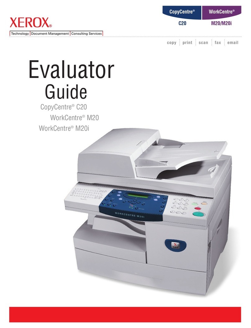 Xerox CopyCentre C20 User manual