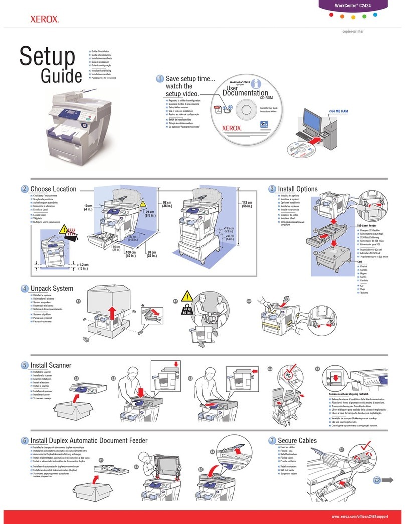 Xerox WORKCENTRE C2424 User manual