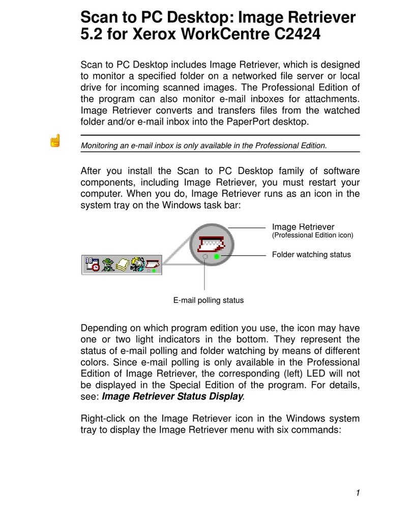 Xerox WORKCENTRE C2424 manual