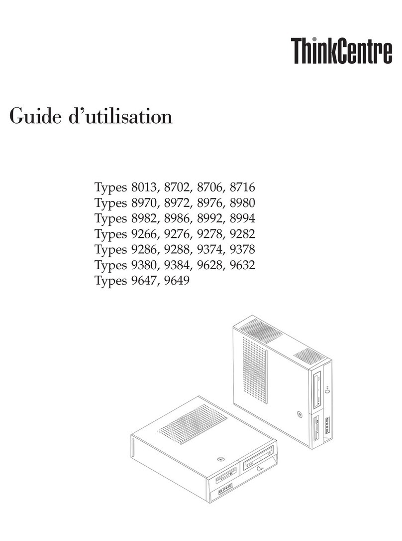 Lenovo ThinkCentre A53 Guide d'utilisation Lenovo ThinkCentre A53 Guide d'utilisation