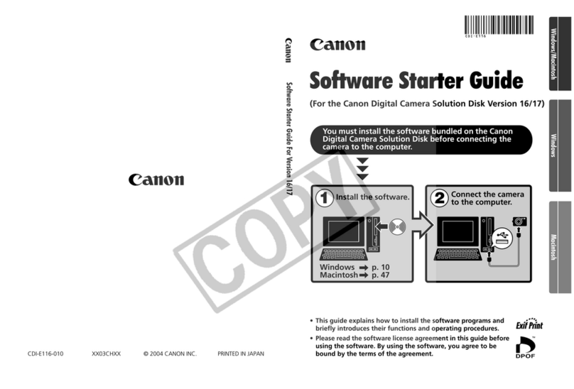 Canon POWERSHOT A75 Mounting instructions
