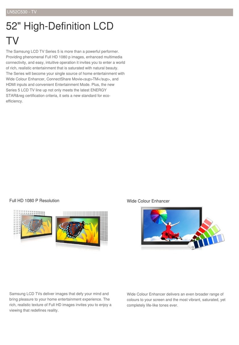 Samsung LN52C530 User manual