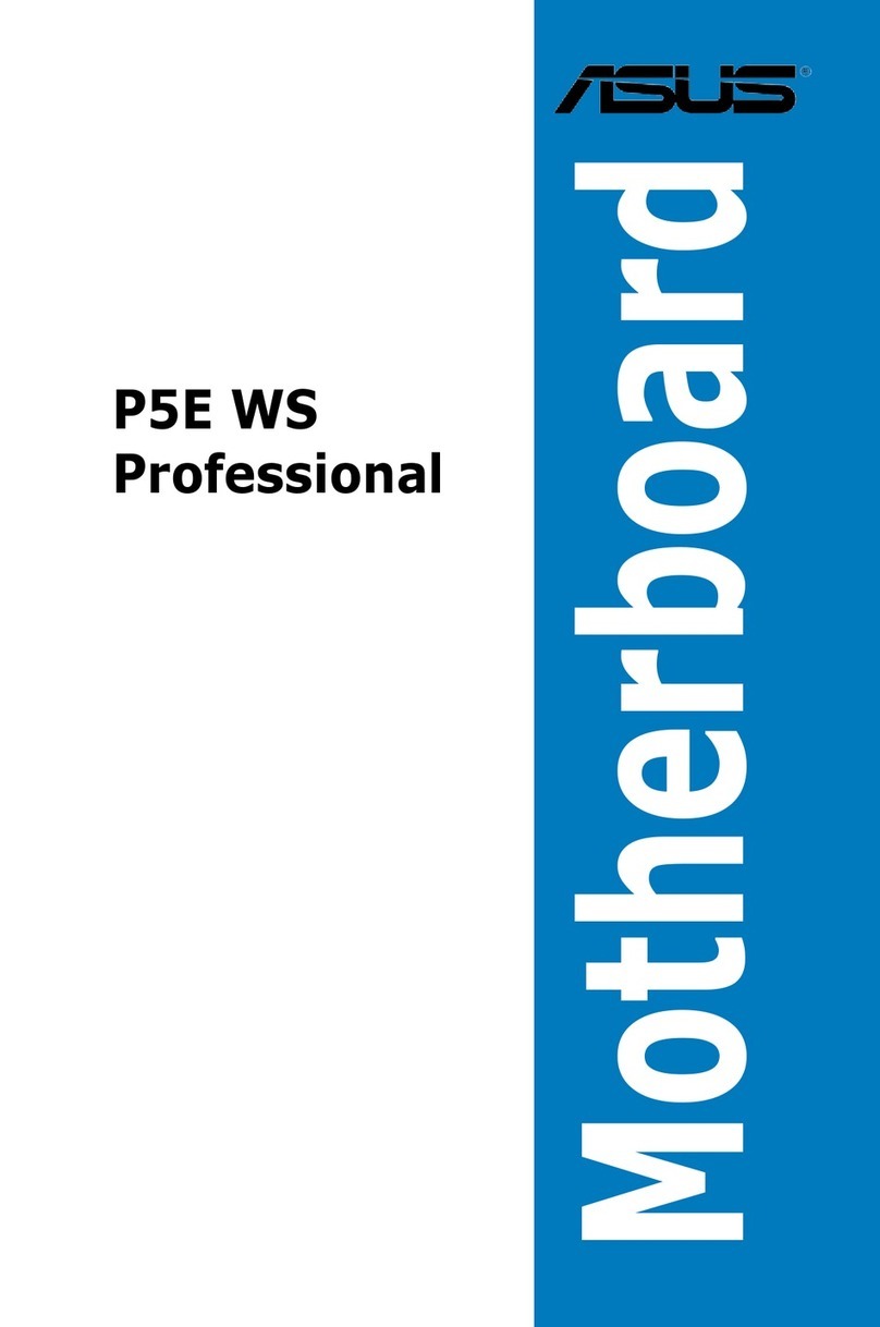Asus P5E WS PROFESSIONAL user manual