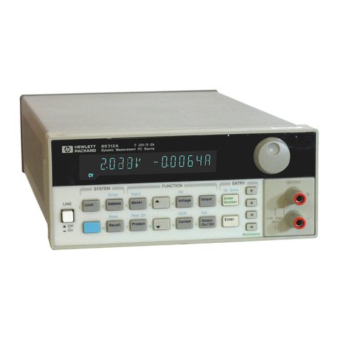 Agilent Technologies 66312A Operating instructions Agilent Technologies 66312A Operating instructions