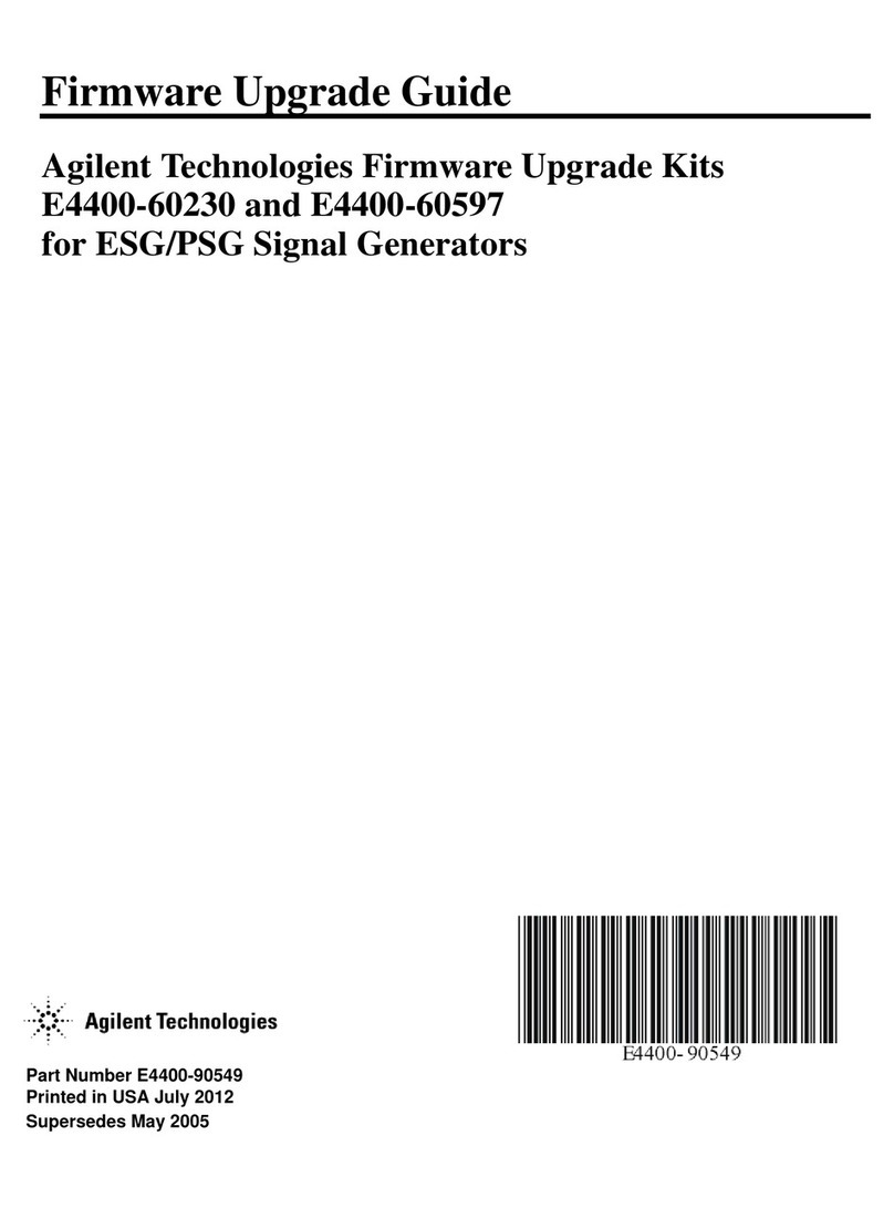 Agilent Technologies E4400-60230 g Quick start guide Agilent Technologies E4400-60230 g Quick start guide