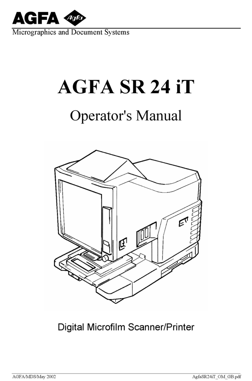 AGFA SR 24 iT User manual