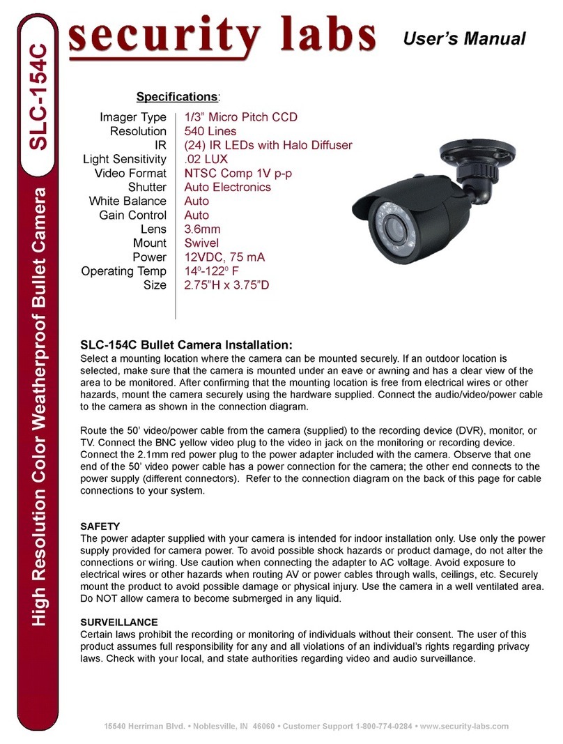 Security Labs SLC-154C User manual