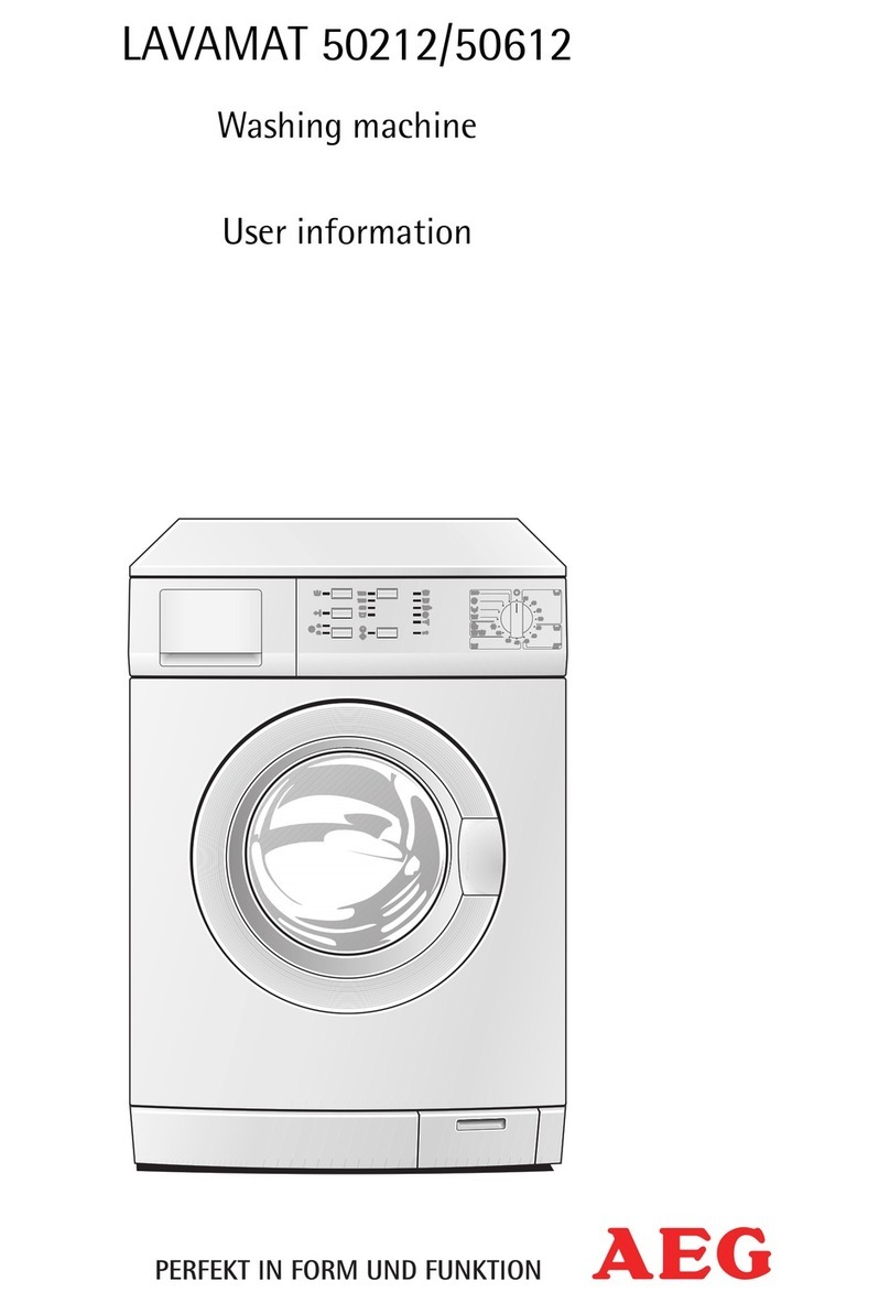 AEG LAVAMAT 50212 operating instructions