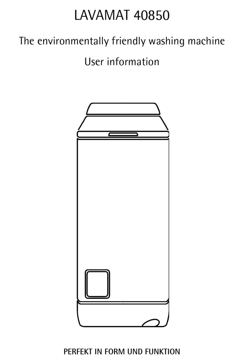 AEG LAVAMAT 40850 User manual
