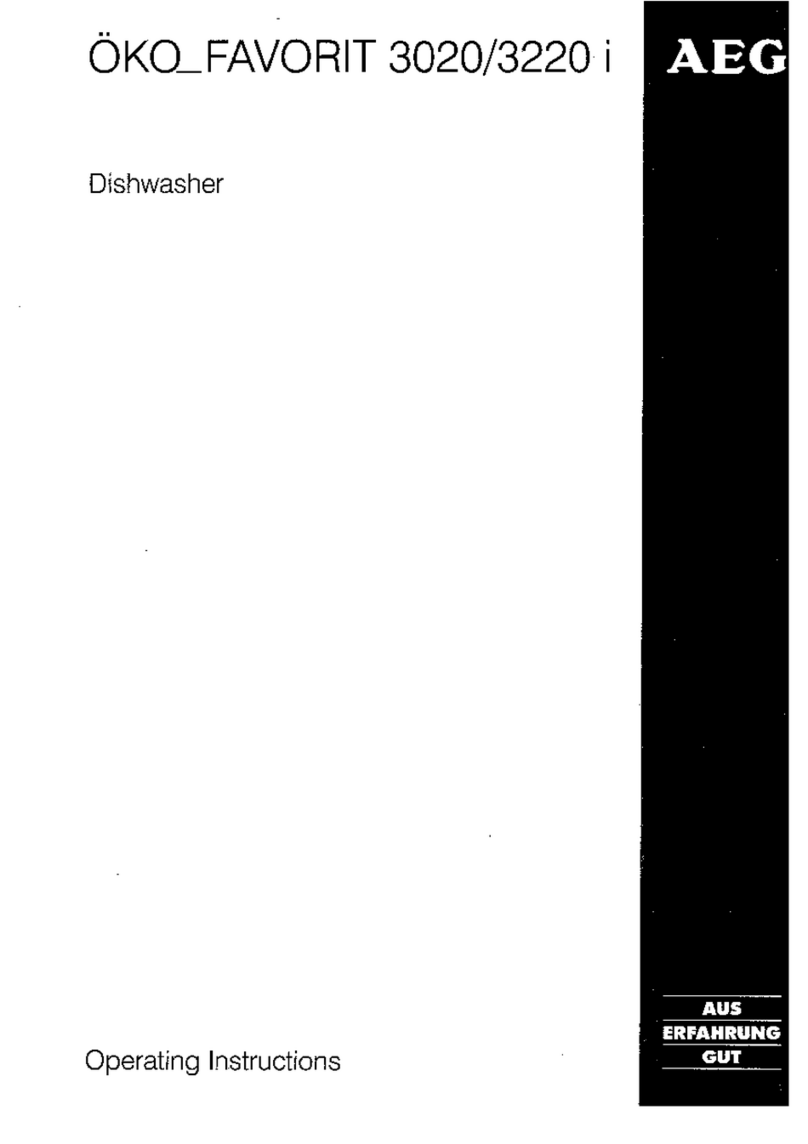 AEG OKO-Favorit 3020 operating instructions