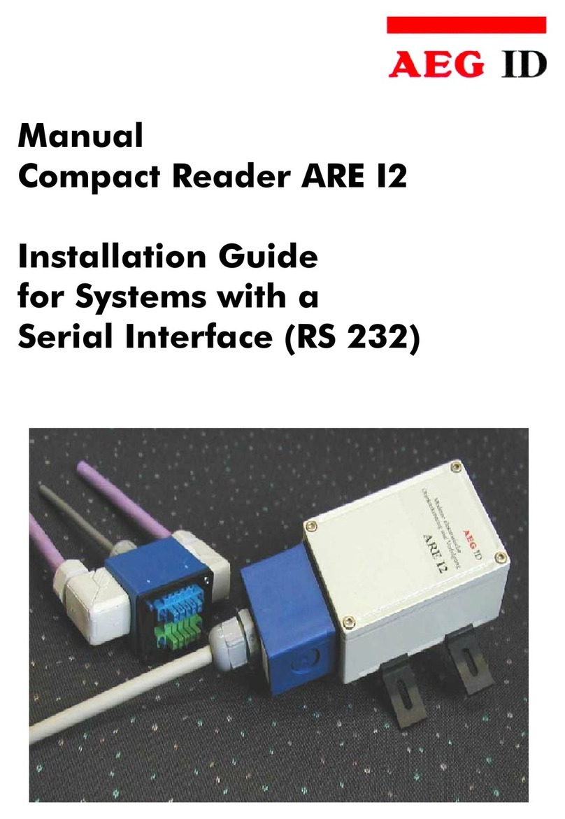 AEG ARE I2 User manual