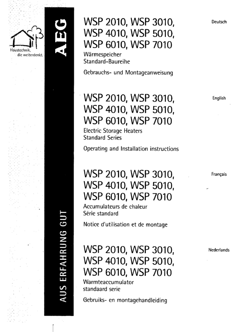 AEG WSP 2010 User manual