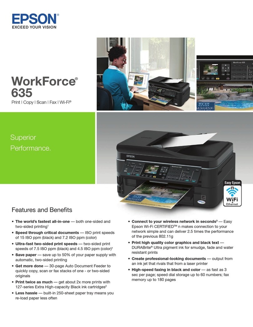Epson WorkForce 635 User manual