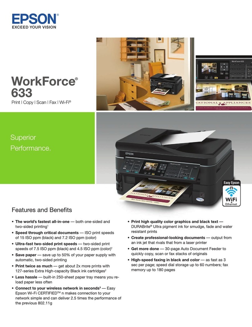 Epson WorkForce 633 User manual