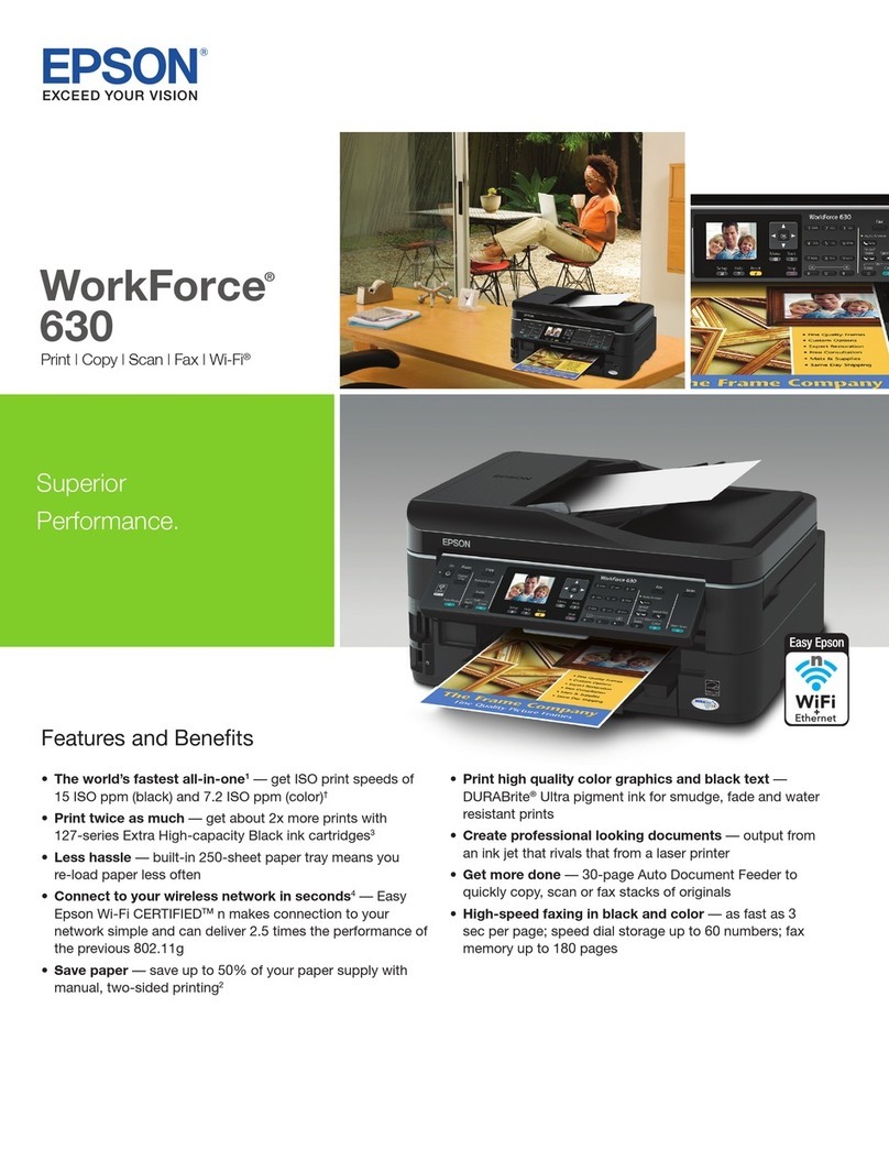 Epson WorkForce 630 User manual