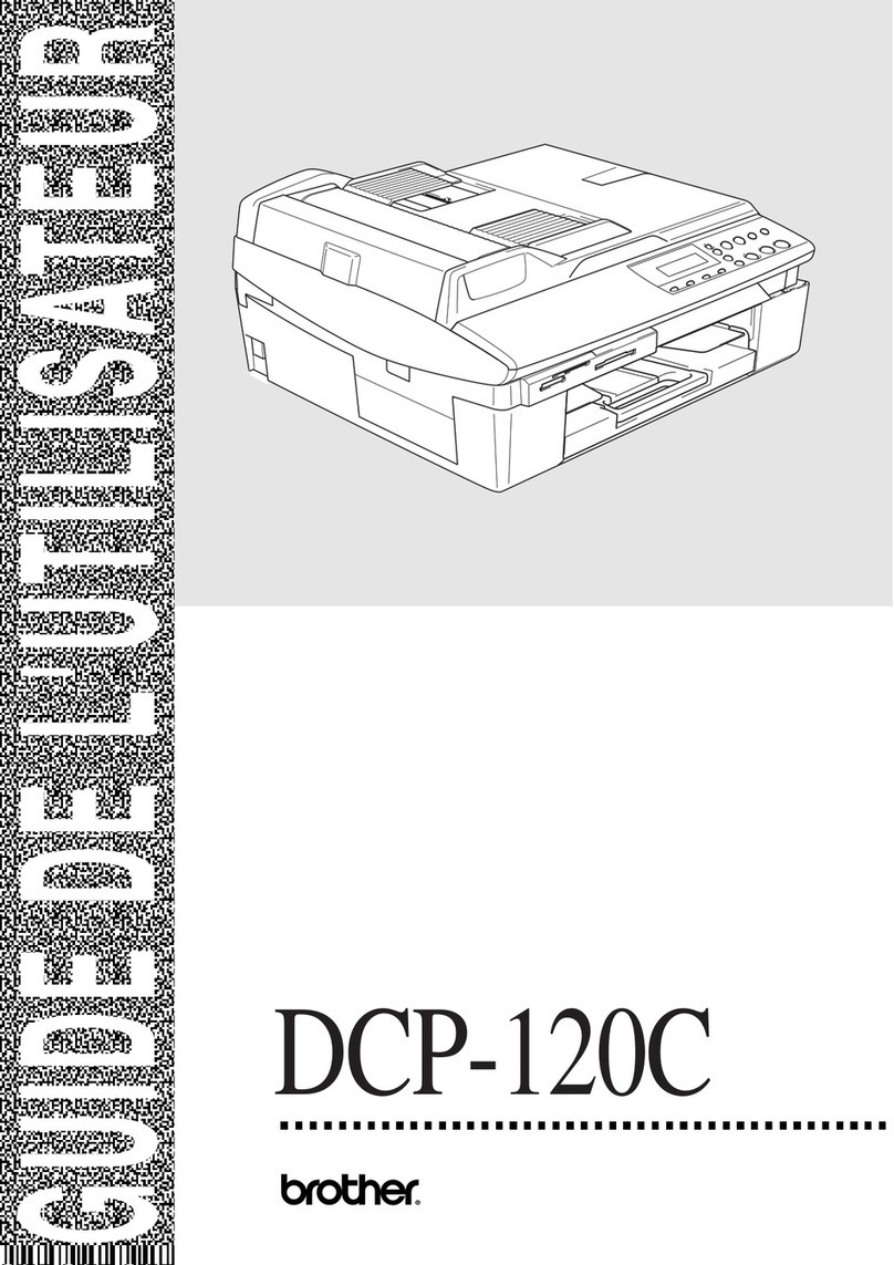 Brother DCP120C - Flatbed Multifunction Photo Capture... User manual